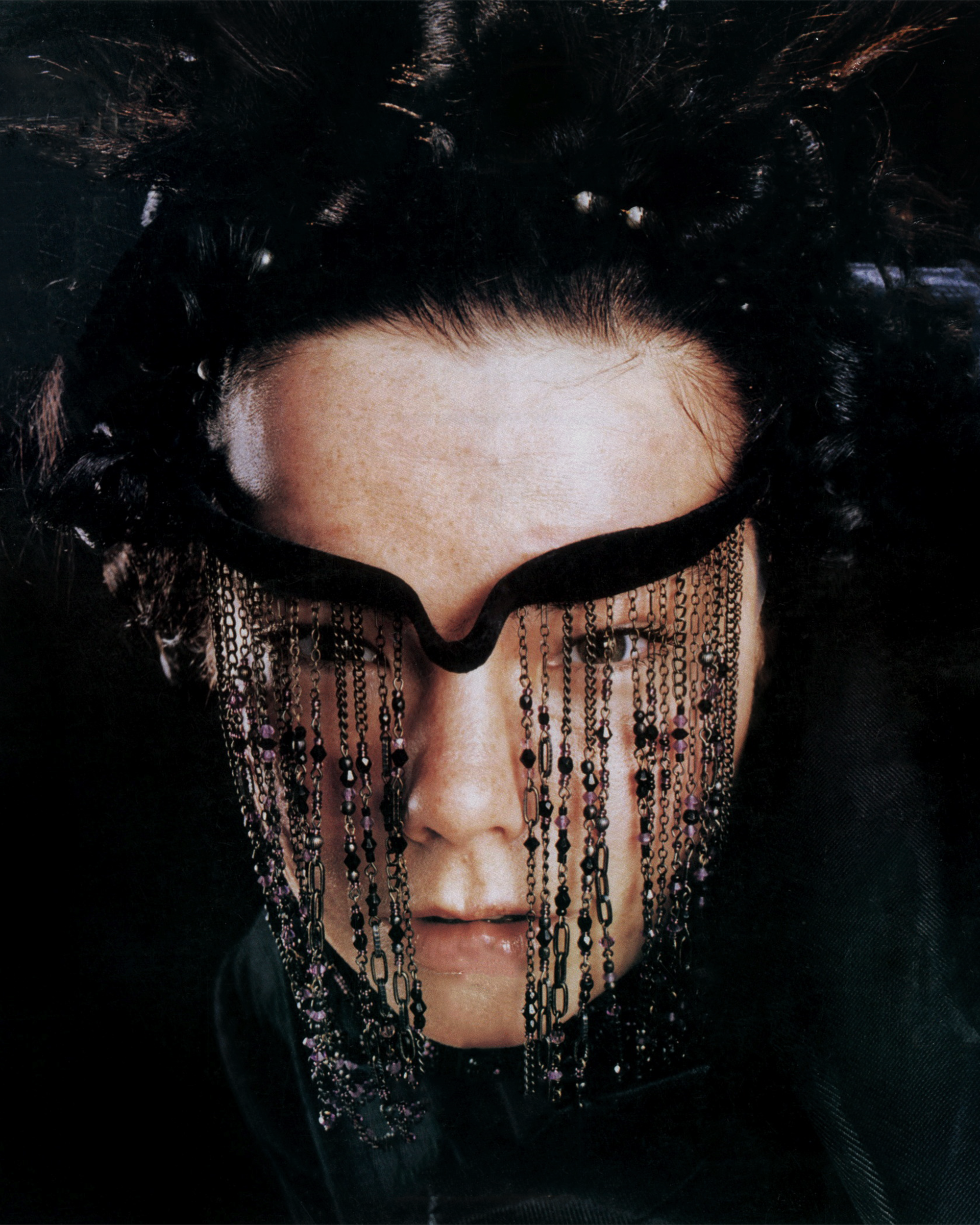 Björk in Issey Miyake FW 1997 for Homogenic by John Scarisbrick and John Holden (1997)