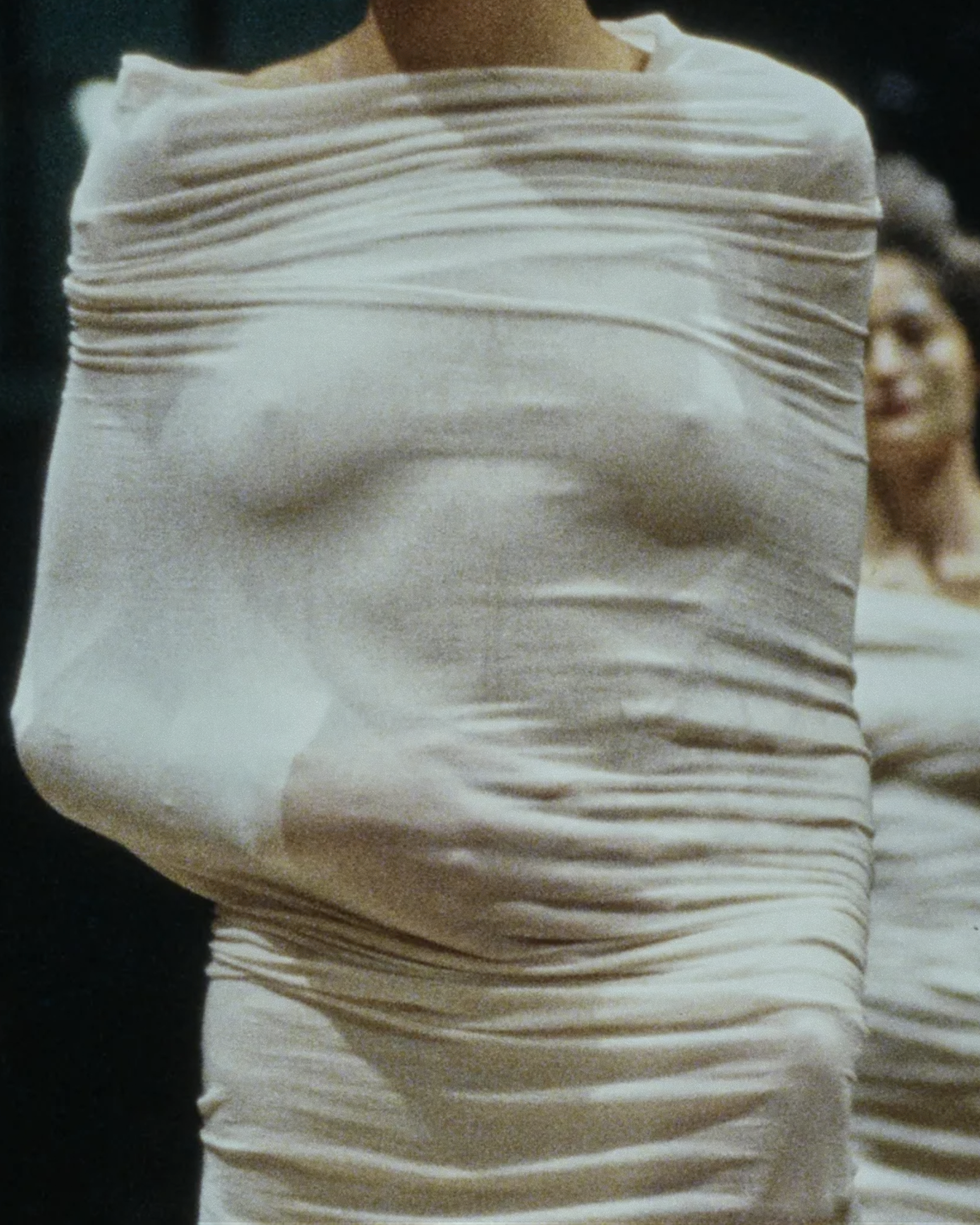 Issey Miyake 'Dunes & Tubed Veil' Ready-to-Wear (SS 1998)