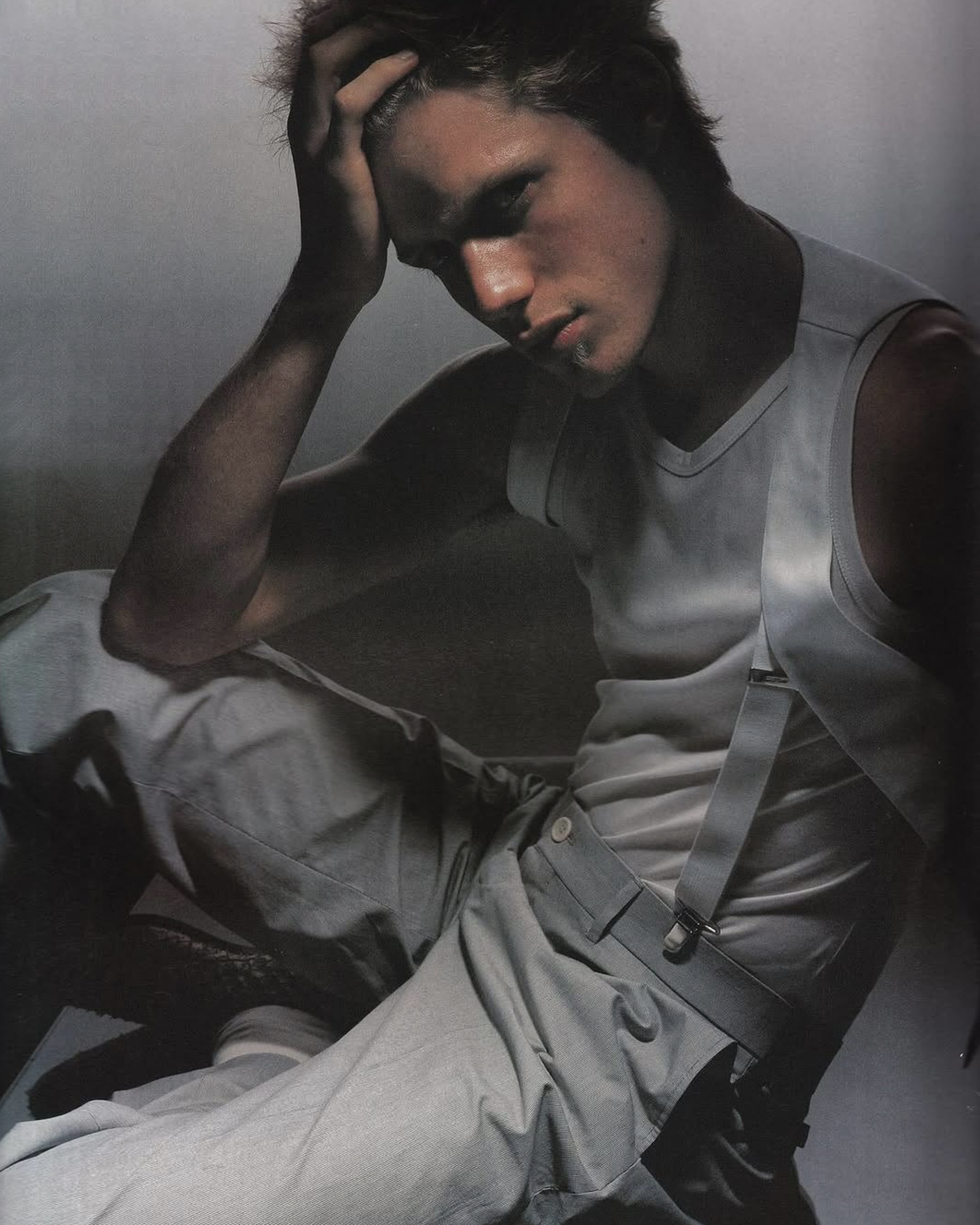 Helmut Lang 'Solid White' Editorial Campaign Mr. High Fashion (MHF) Magazine (June 2002)