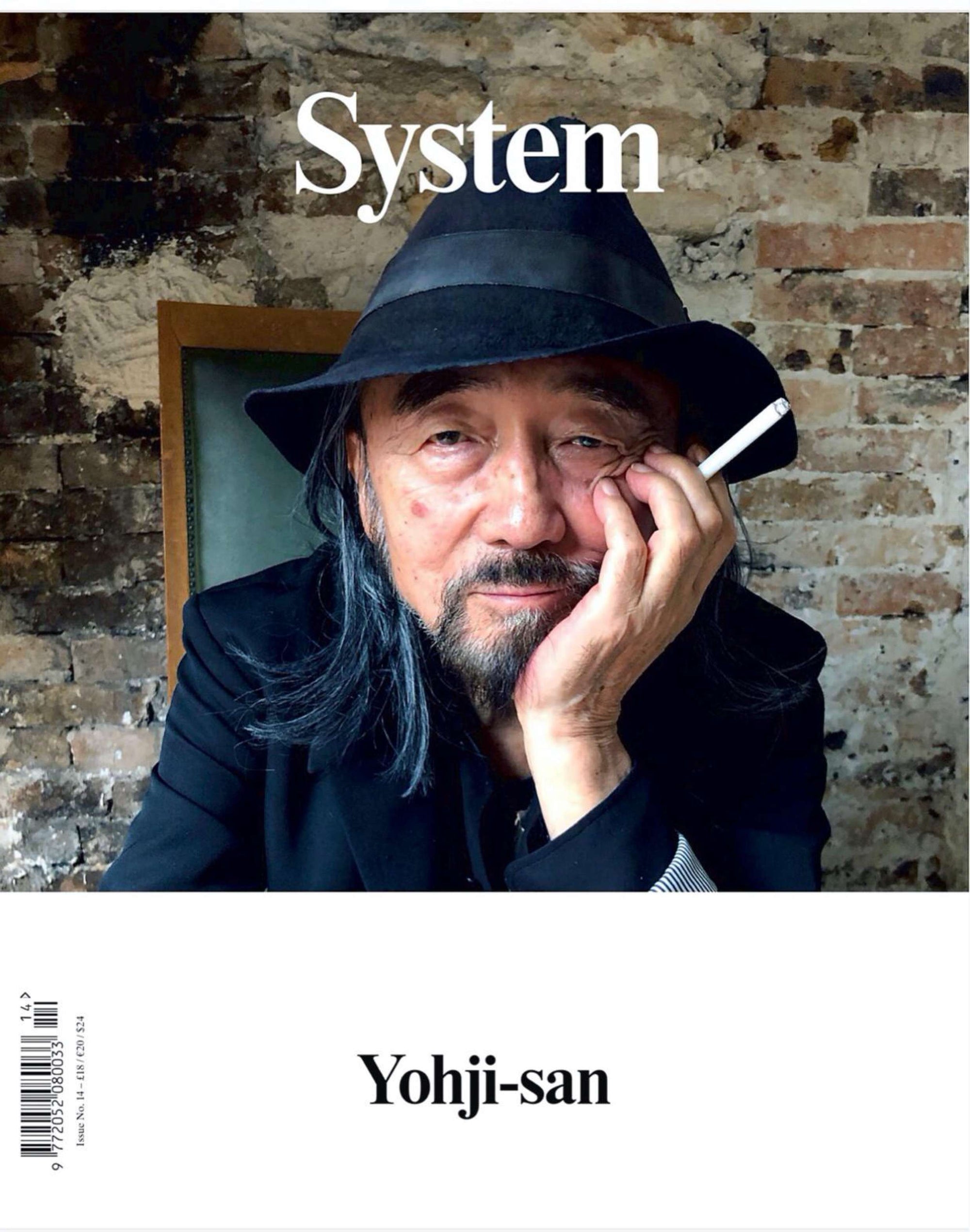 Yohji Yamamoto 'The master." by Rick Owens System Magazine Issue 14 (2019)