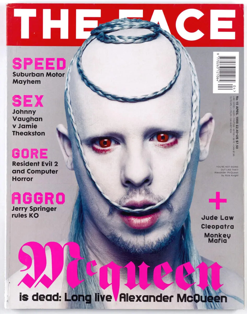 Alexander McQueen by Nick Knight for THE FACE Issue No. 15 (April 1998)