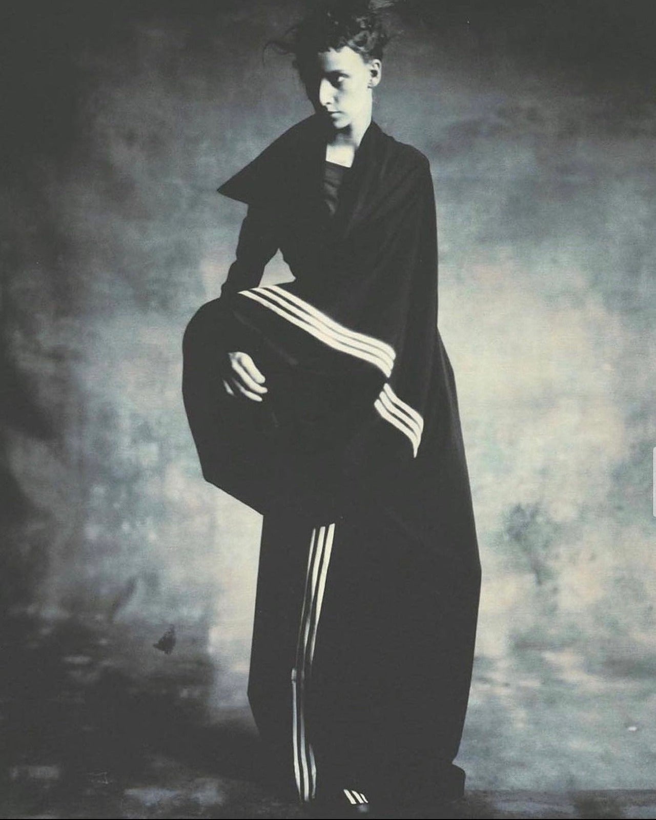 Yohji Yamamoto Adidas Editorial by Paolo Roversi (FW 2001-02)