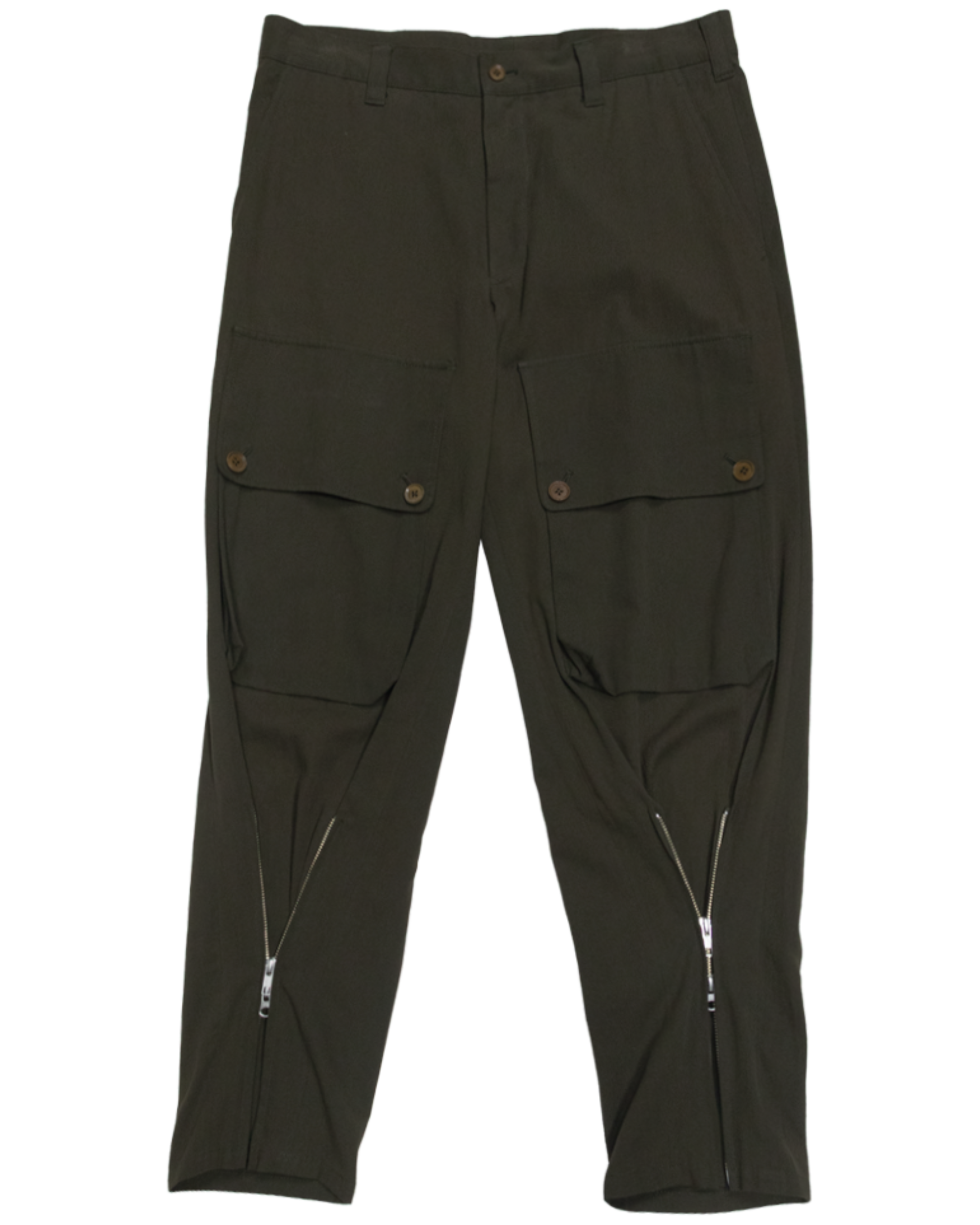 Green Zip Cargo Pants (SS 2008)