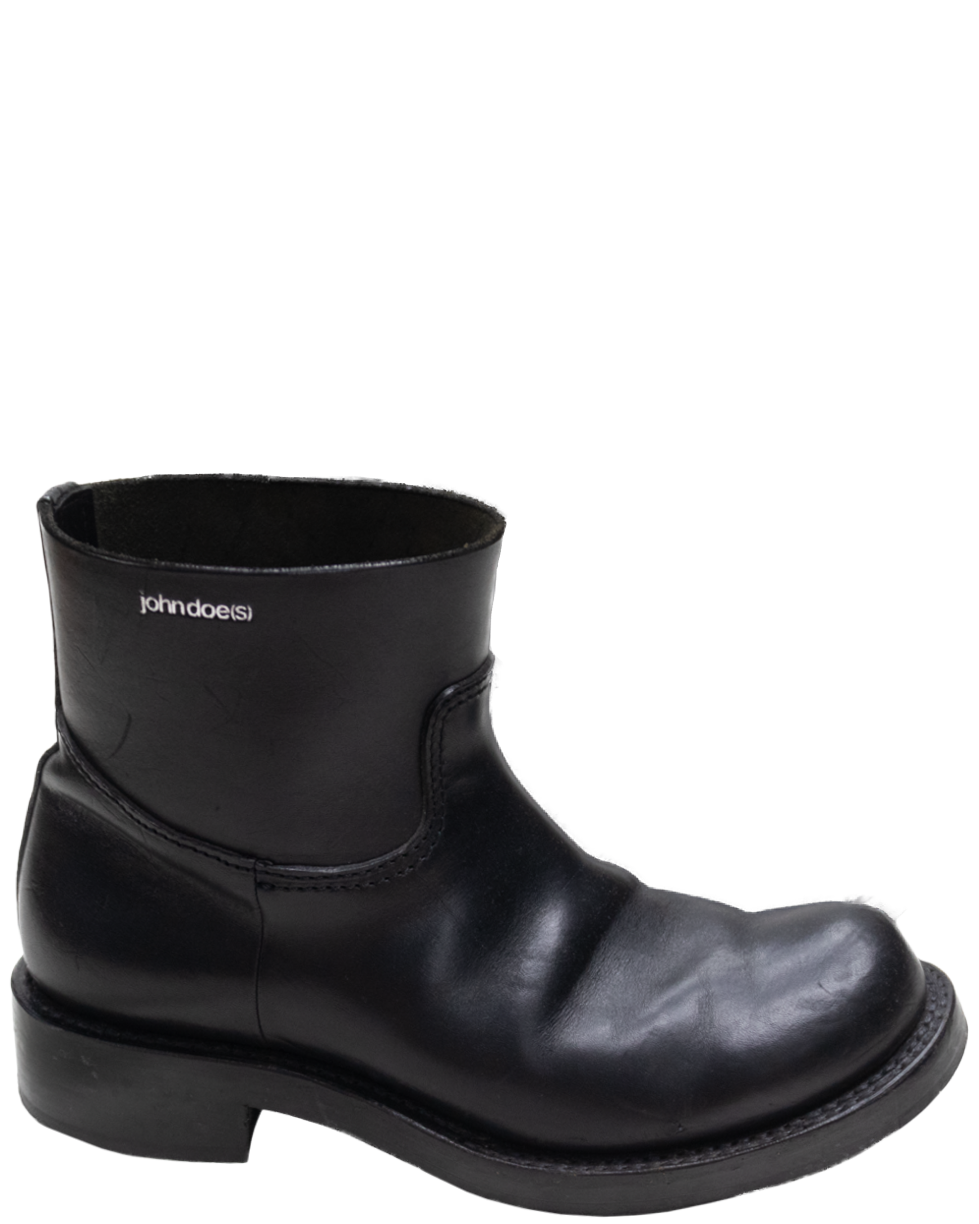 Black "john doe(s)" Boots (SS 2021)