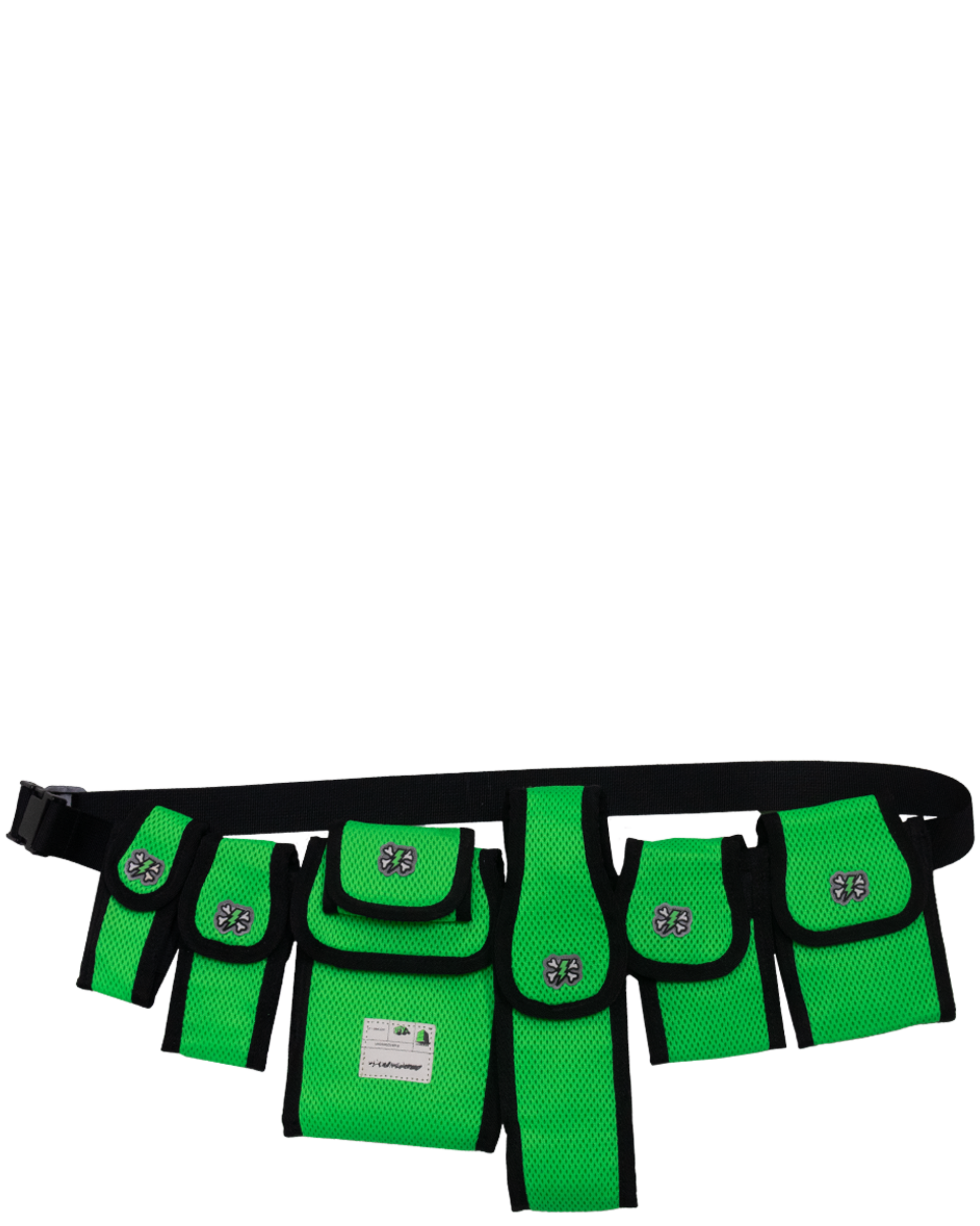 Green Flap Pockets Belt (SS 2002)