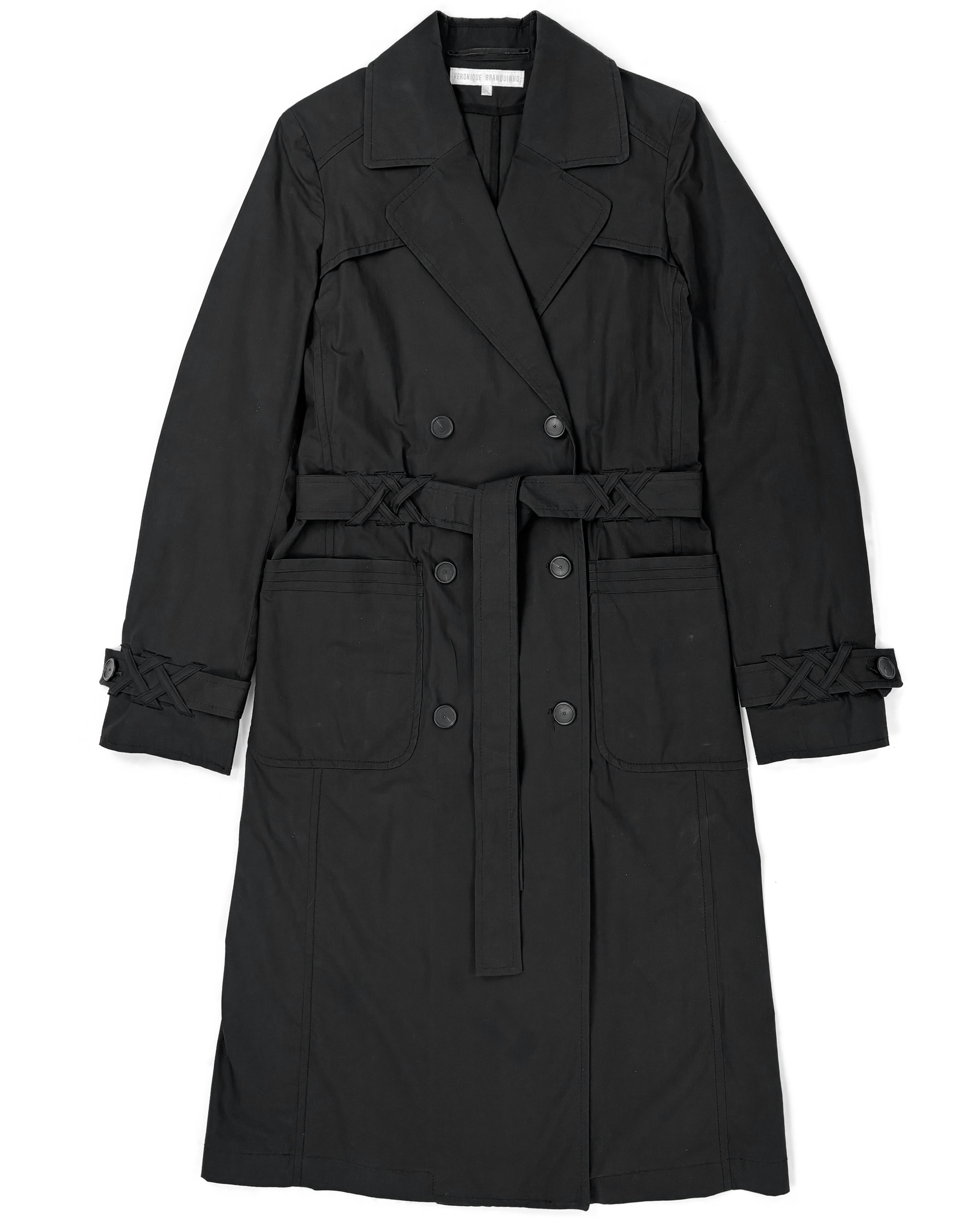 Black Paneled Coat (FW 2005)