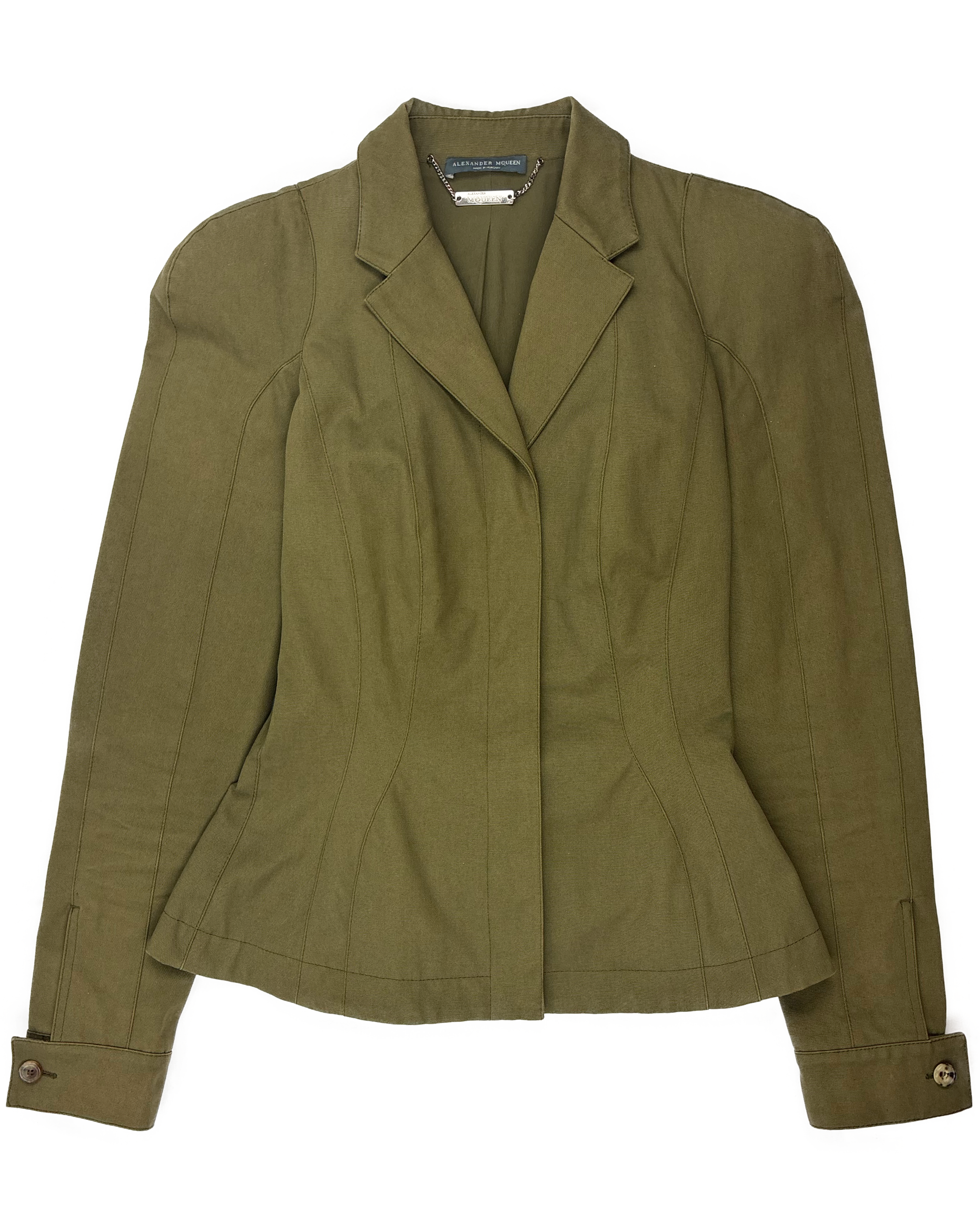 Khaki Paneled Blazer (FW 2001)