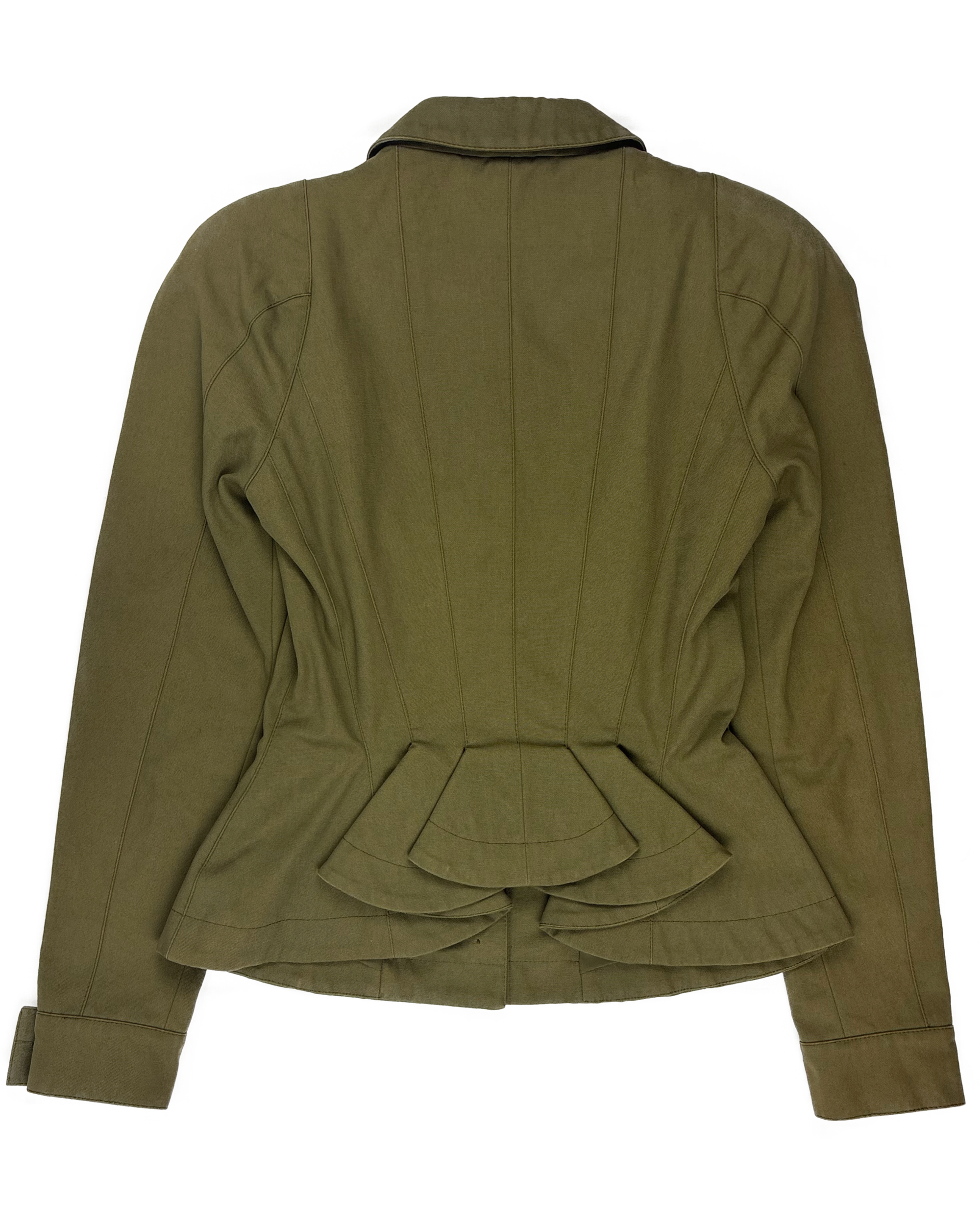 Khaki Paneled Blazer (FW 2001)