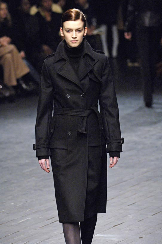 Black Paneled Coat (FW 2005)