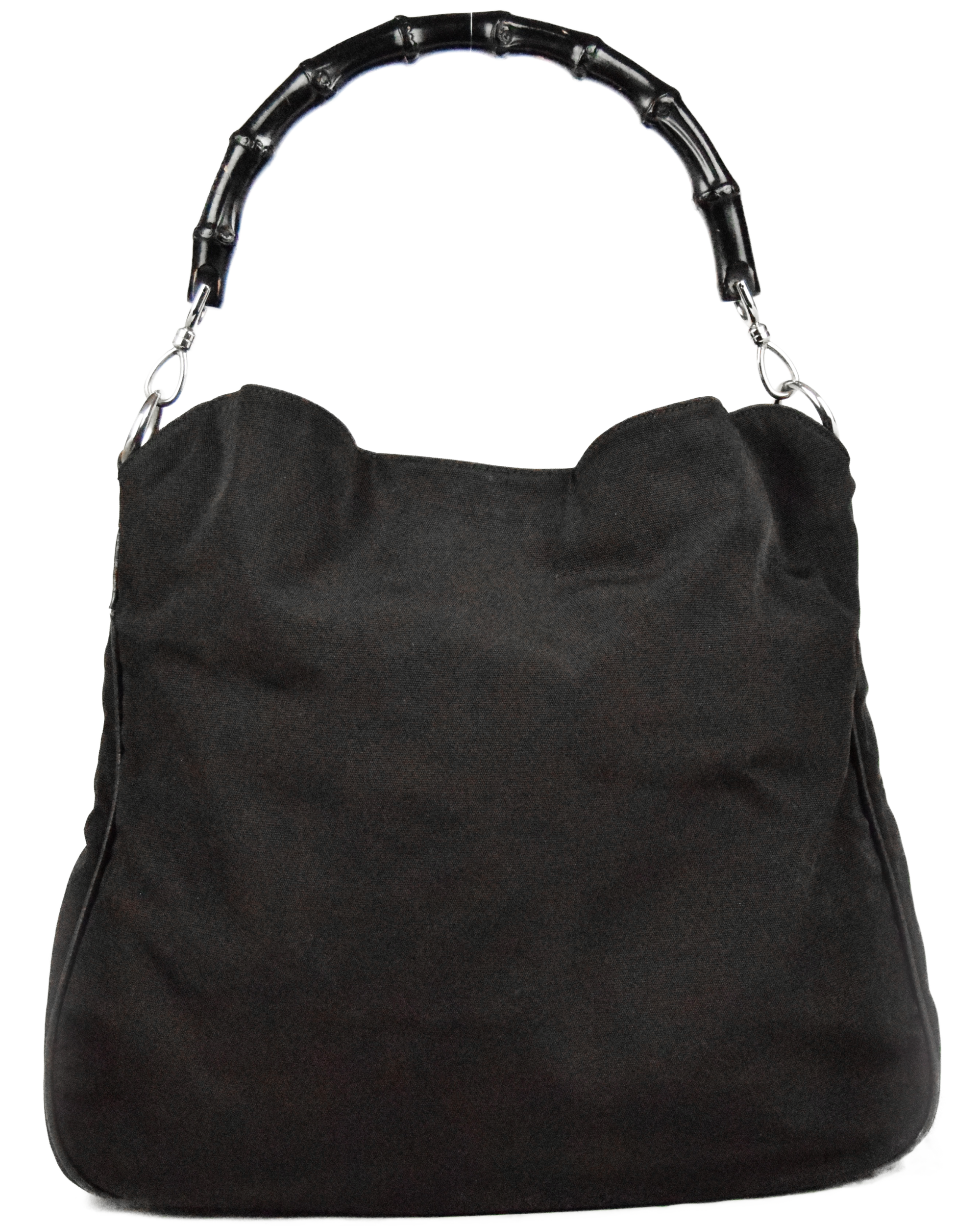 Black Bamboo Shoulder Bag (1990's)