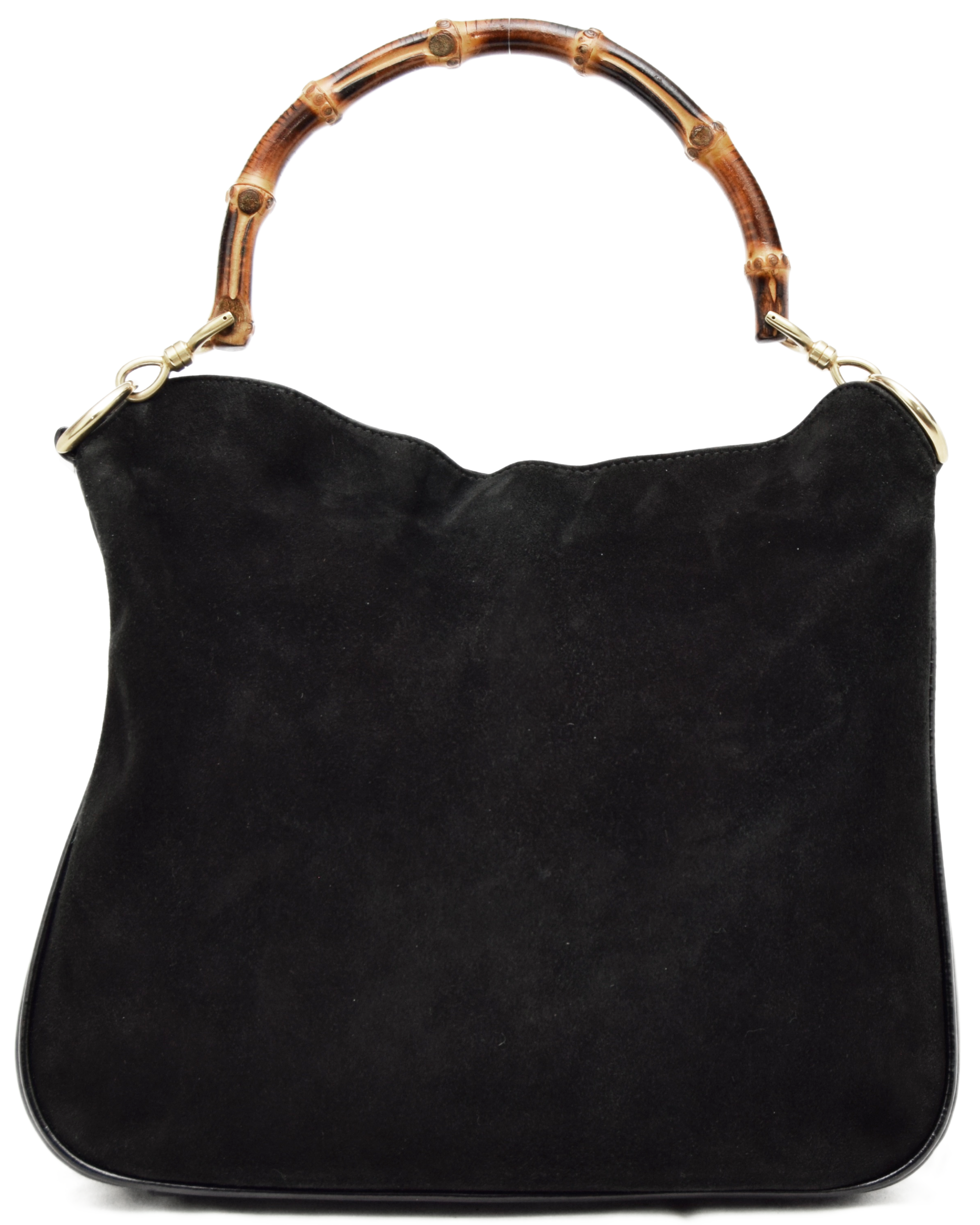 Black Lambskin Shoulder Bag (1990's)