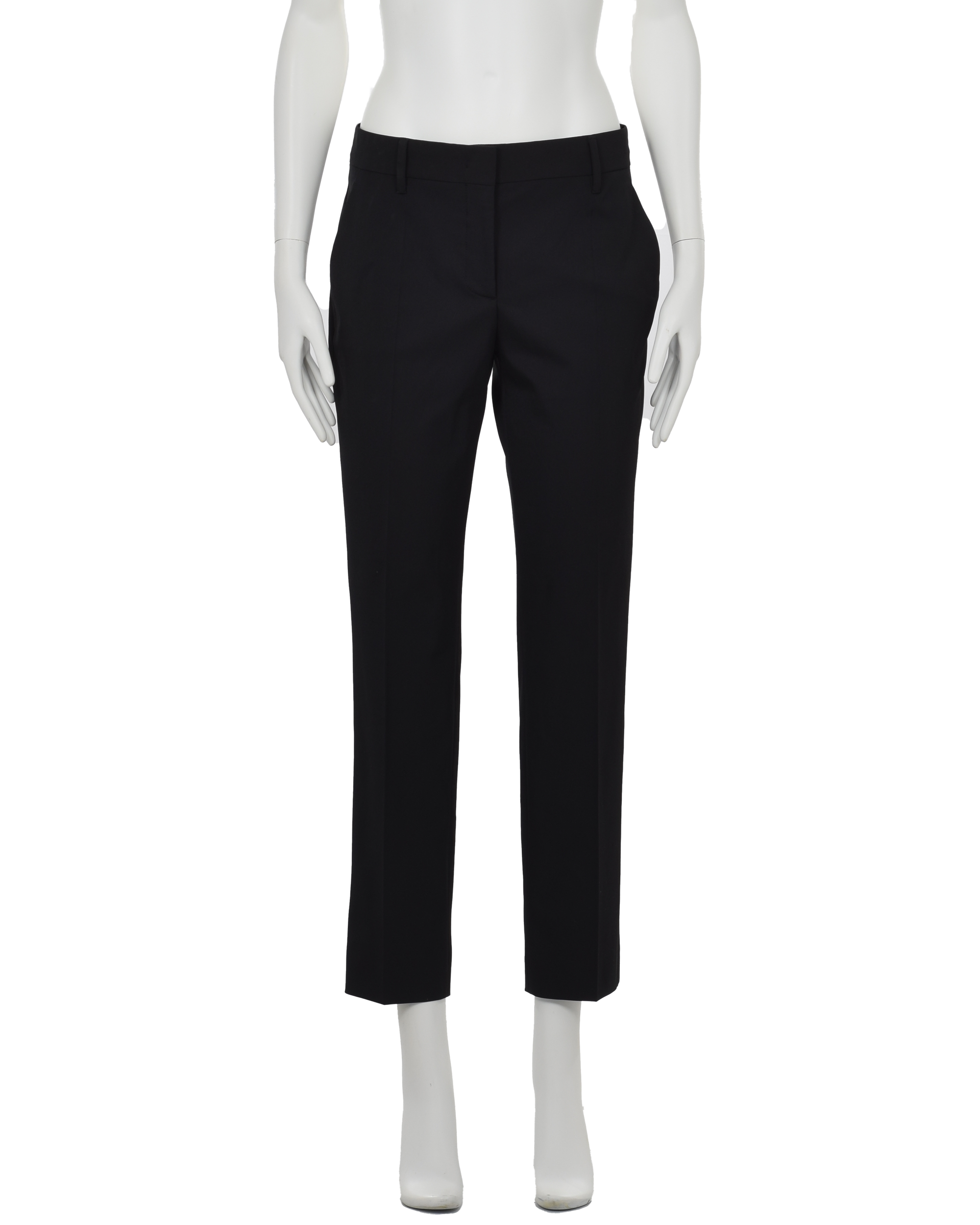 Black Logo Patch Trousers | SS 2018