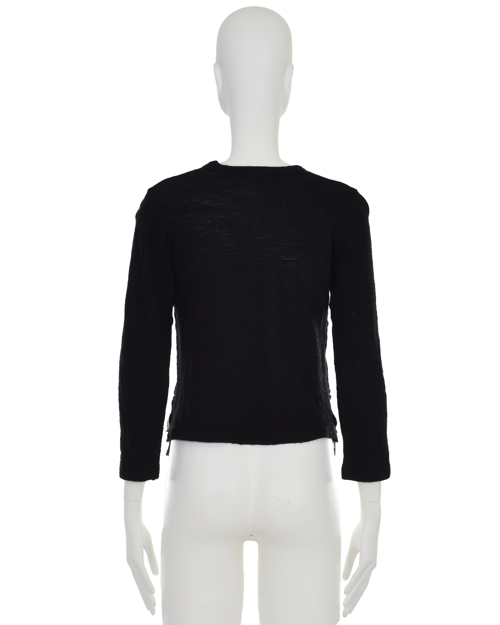 Black Lace Trim Jumper | SS 2015