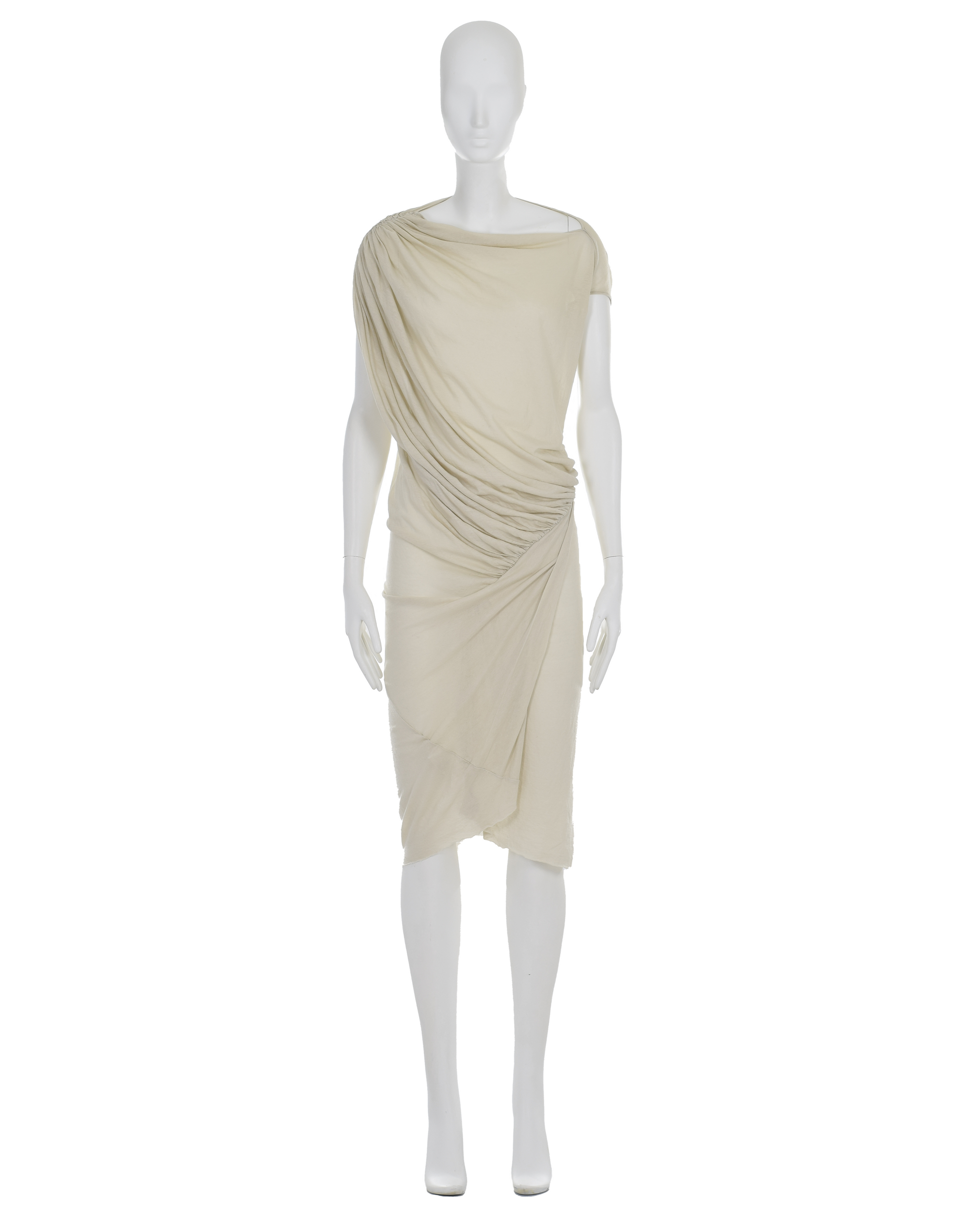 Beige Drapped Dress | FW 2020