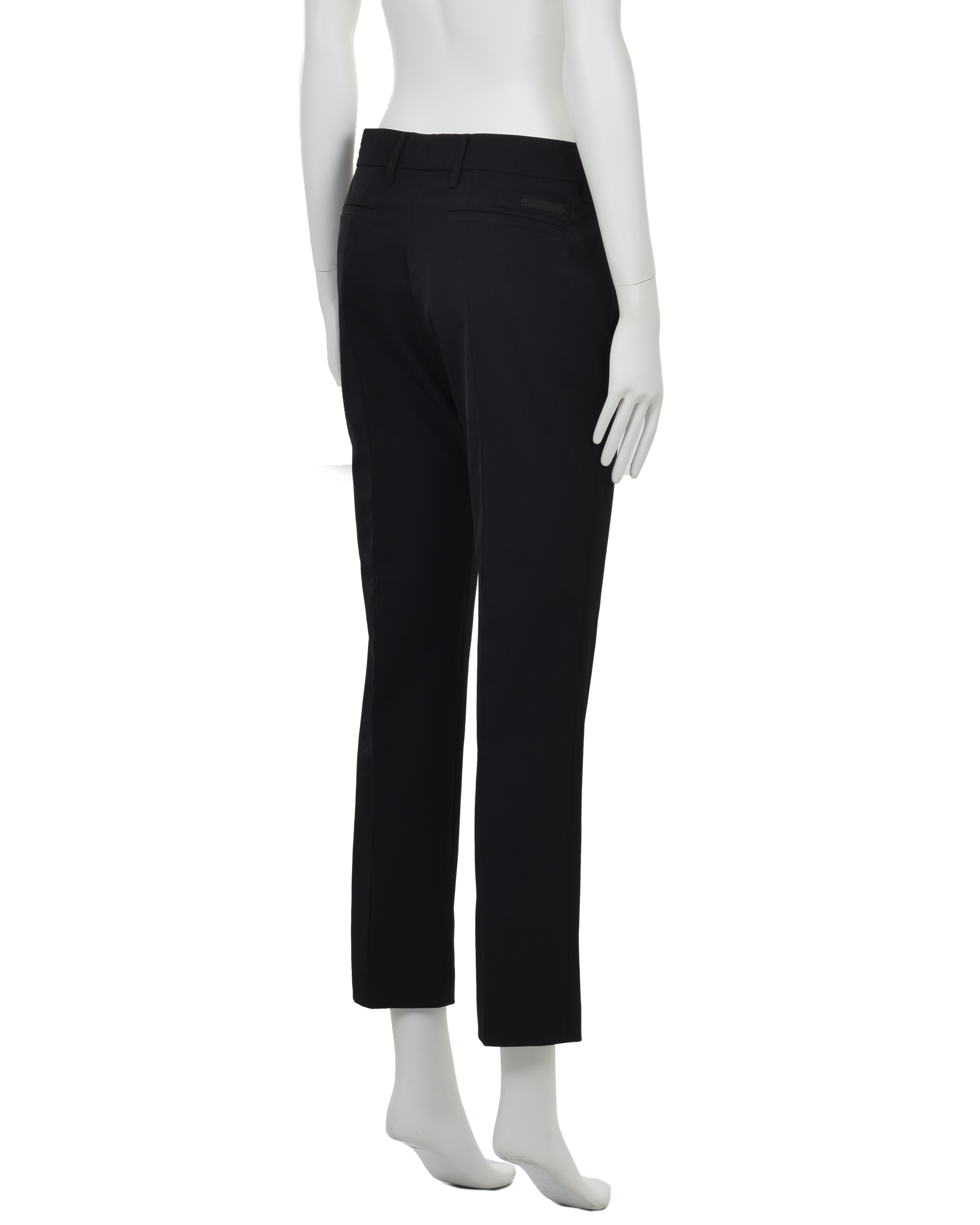 Black Logo Patch Trousers | SS 2018