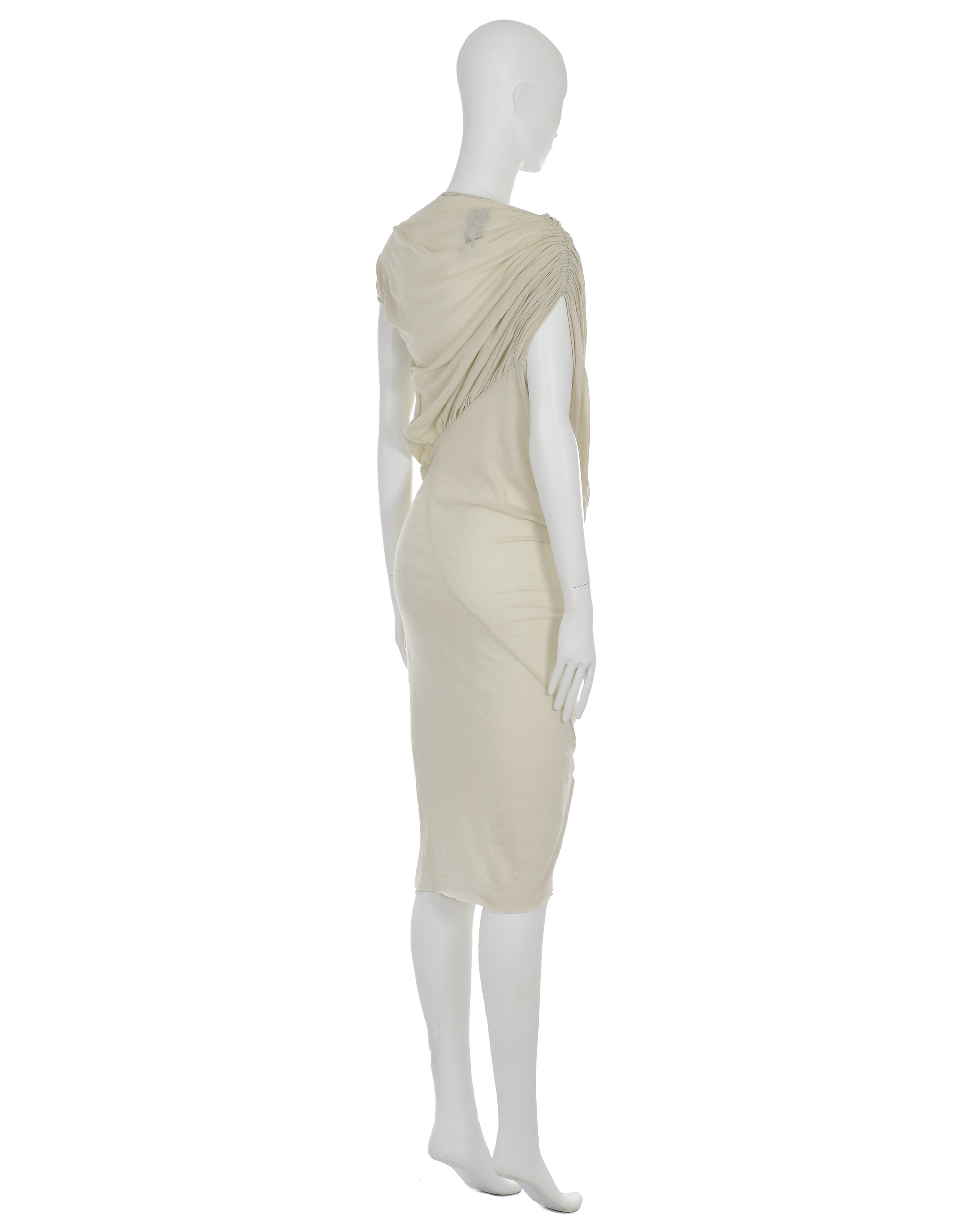 Beige Drapped Dress | FW 2020