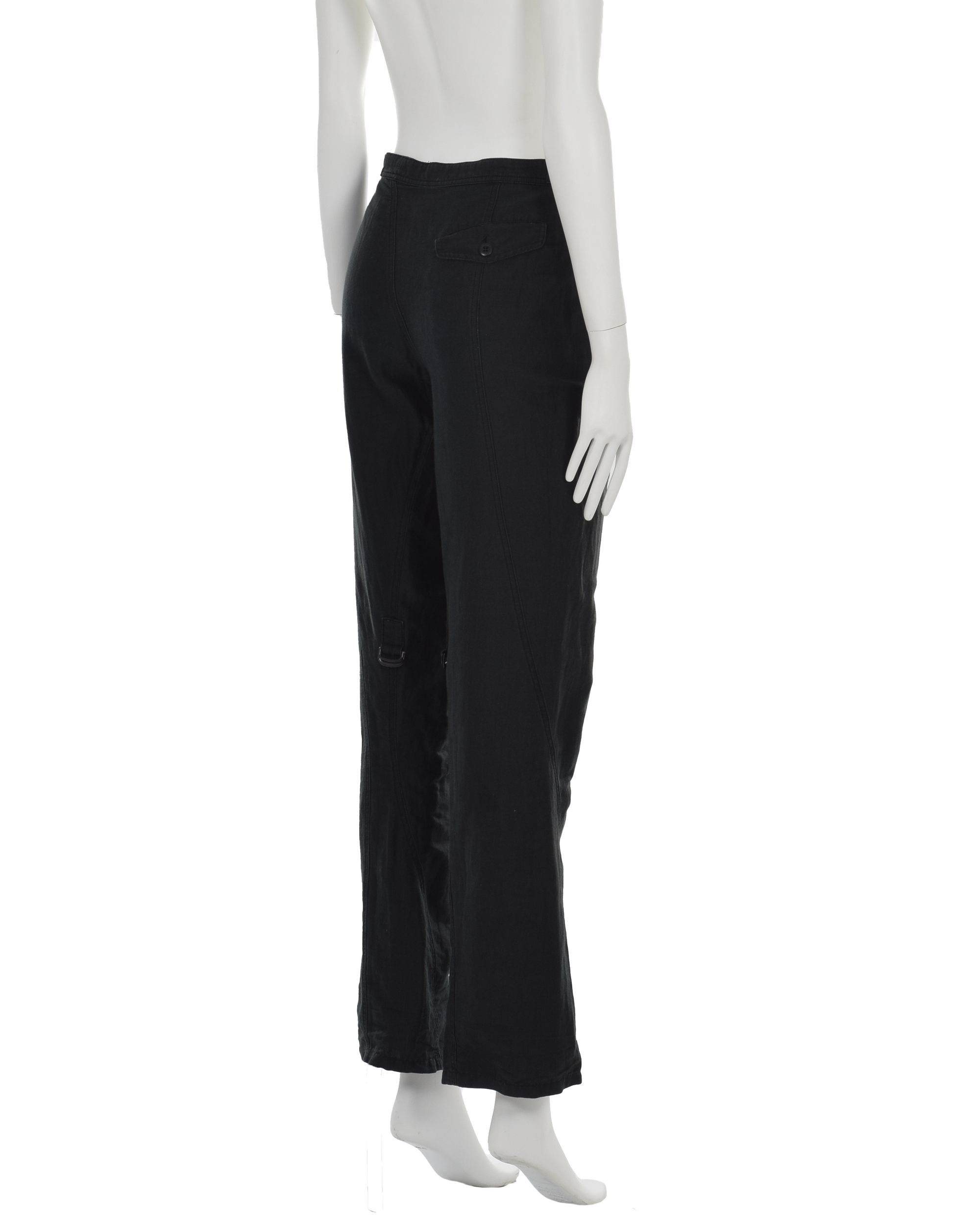 Black Asymmetric Trousers | SS 2007