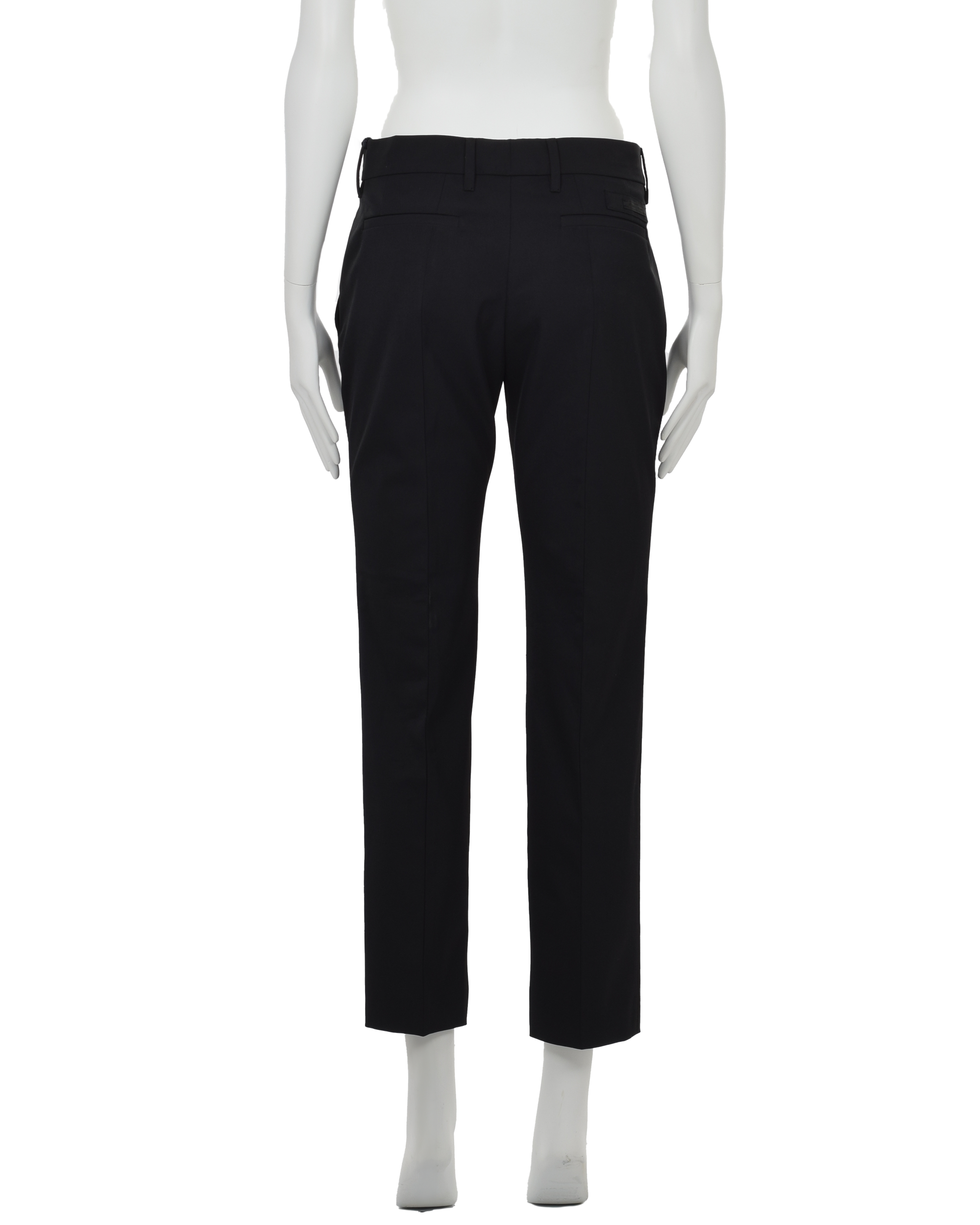 Black Logo Patch Trousers | SS 2018