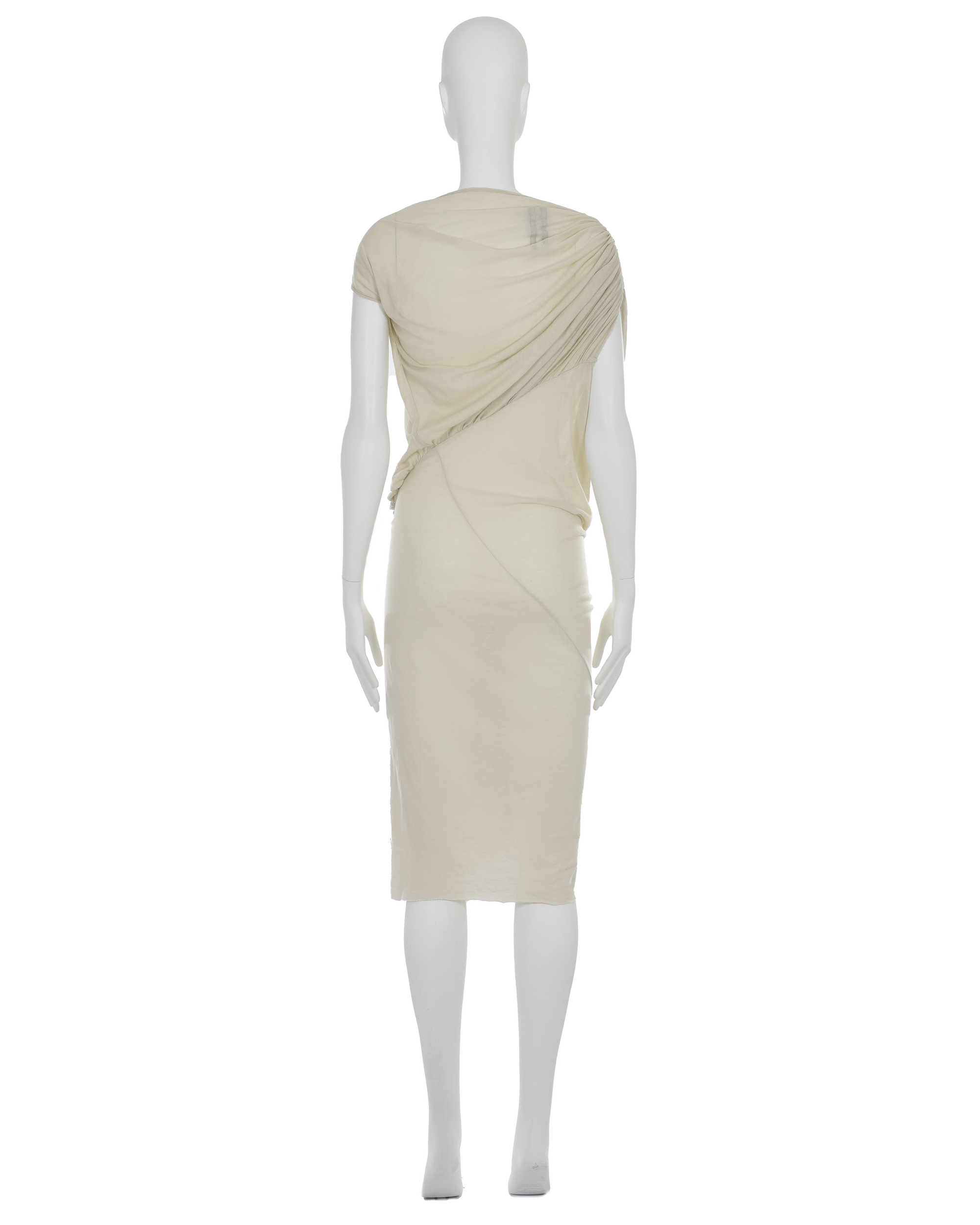 Beige Drapped Dress | FW 2020