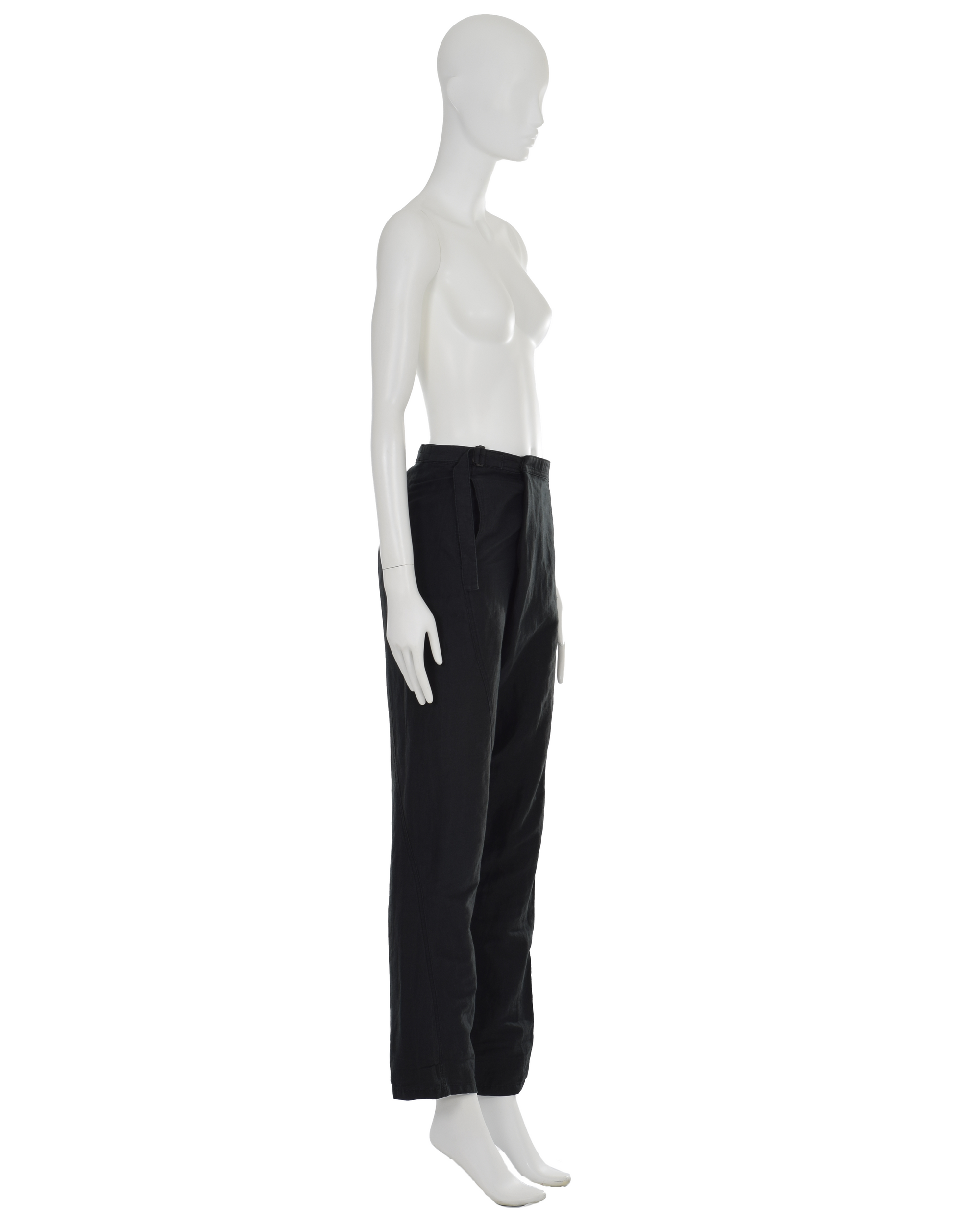 Black Asymmetric Trousers | SS 2007