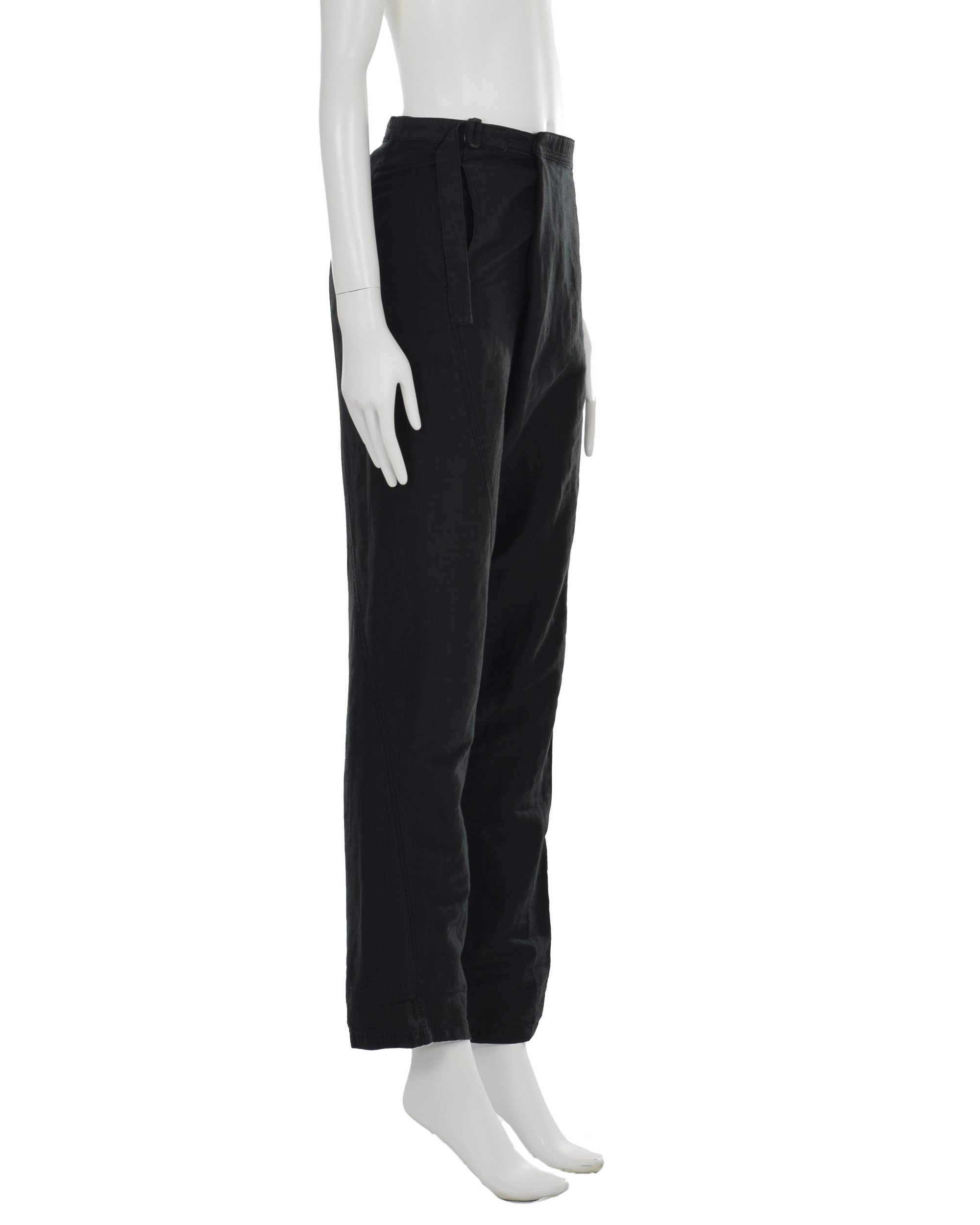 Black Asymmetric Trousers | SS 2007